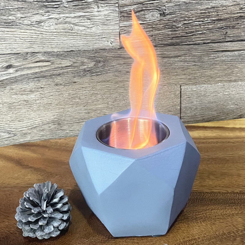 China Factory Hexagonal Heater Bowl Camping Fire Pits Smokeless Concrete Cement Portable Fire Pit