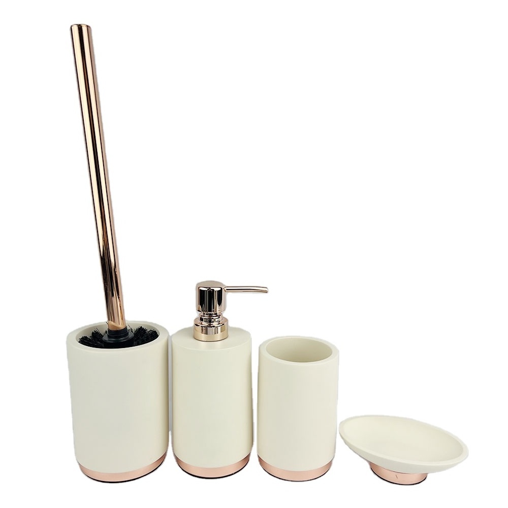 Rose Gold Bathroom Set Home Hotel Decor Luxury Bathroom Accessories 4 Piece Set