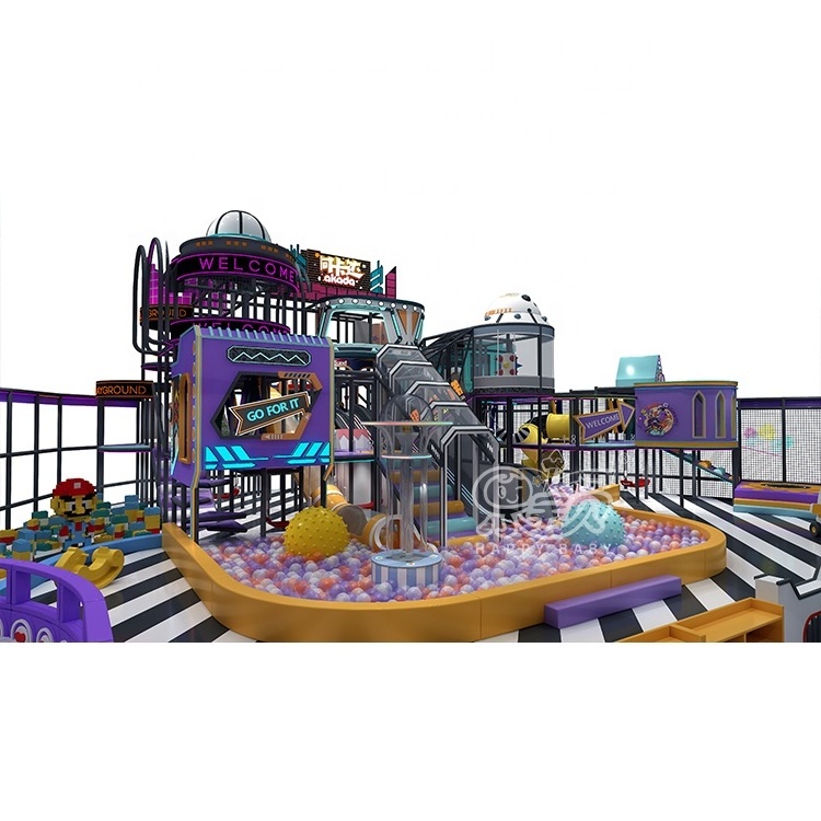 456 Sqm 10M Height Sport Theme Indoor Playground Mazes Play Ground For Kids