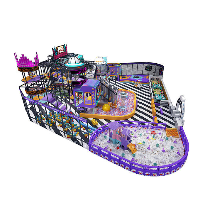 456 Sqm 10M Height Sport Theme Indoor Playground Mazes Play Ground For Kids