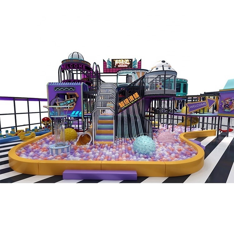 456 Sqm 10M Height Sport Theme Indoor Playground Mazes Play Ground For Kids