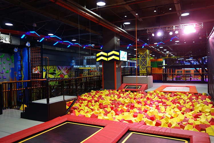 One-Stop Solution Children  Entertainment Center Park Commercial Indoor Trampoline Park Equipment For Kids