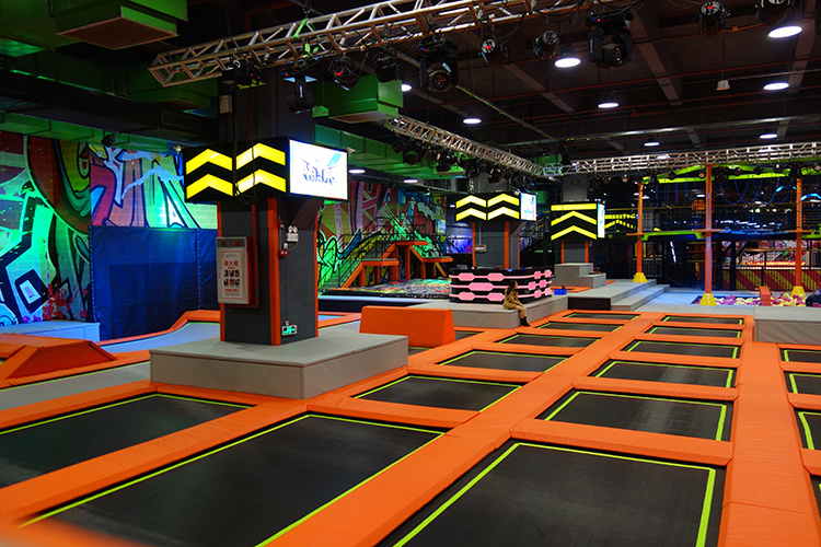 One-Stop Solution Children  Entertainment Center Park Commercial Indoor Trampoline Park Equipment For Kids