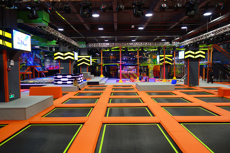 One-Stop Solution Children  Entertainment Center Park Commercial Indoor Trampoline Park Equipment For Kids