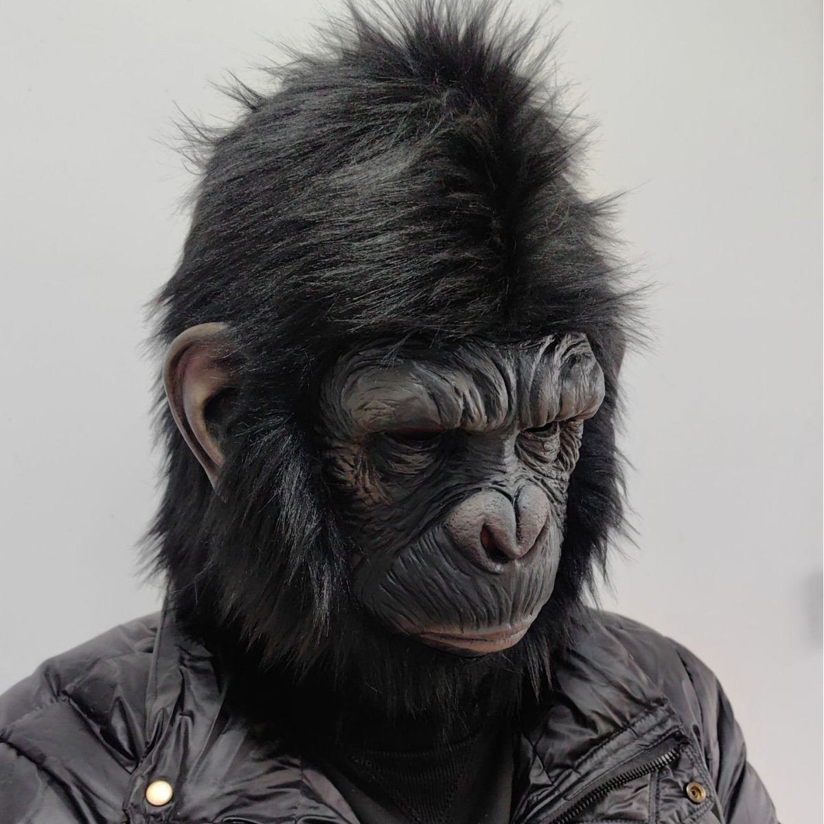 Hot Selling Realistic Gorilla Latex Mask Scary Apes Cosplay Costume & Monkey Mascot for Halloween Carnival Party Masks