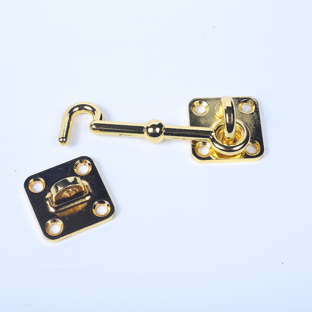 Gold Black White Window Accessories Hook Window Latches Hooks Privacy Hook And Eye Latch