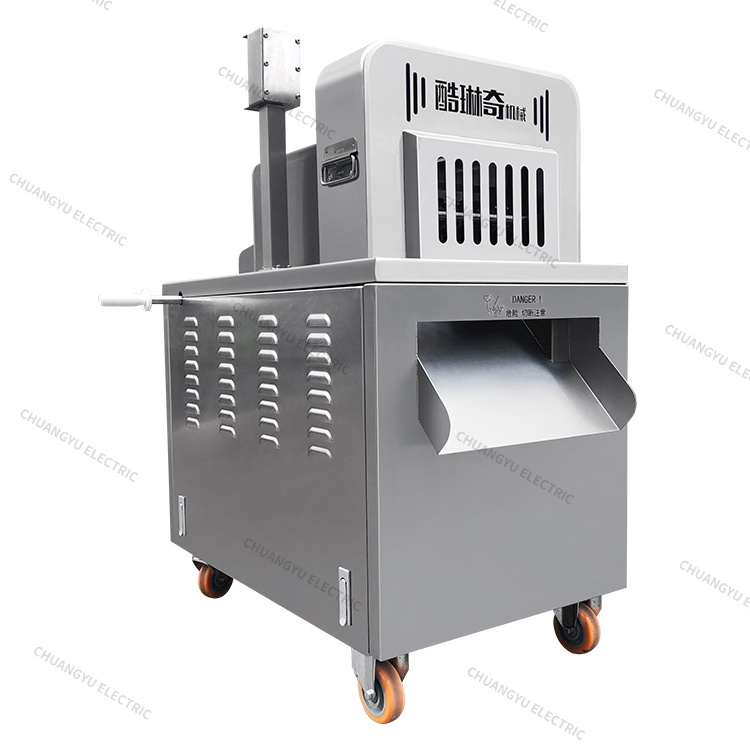 High Quality Frozen Meat Poultry Meat Beef Cube Cutting Slicer Machine Frozen Pork Meat Dicer