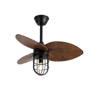 Home Restaurant Balcony Small Fan Lamp mini 32 inches 3 acrylic blades ceiling fan with remote control