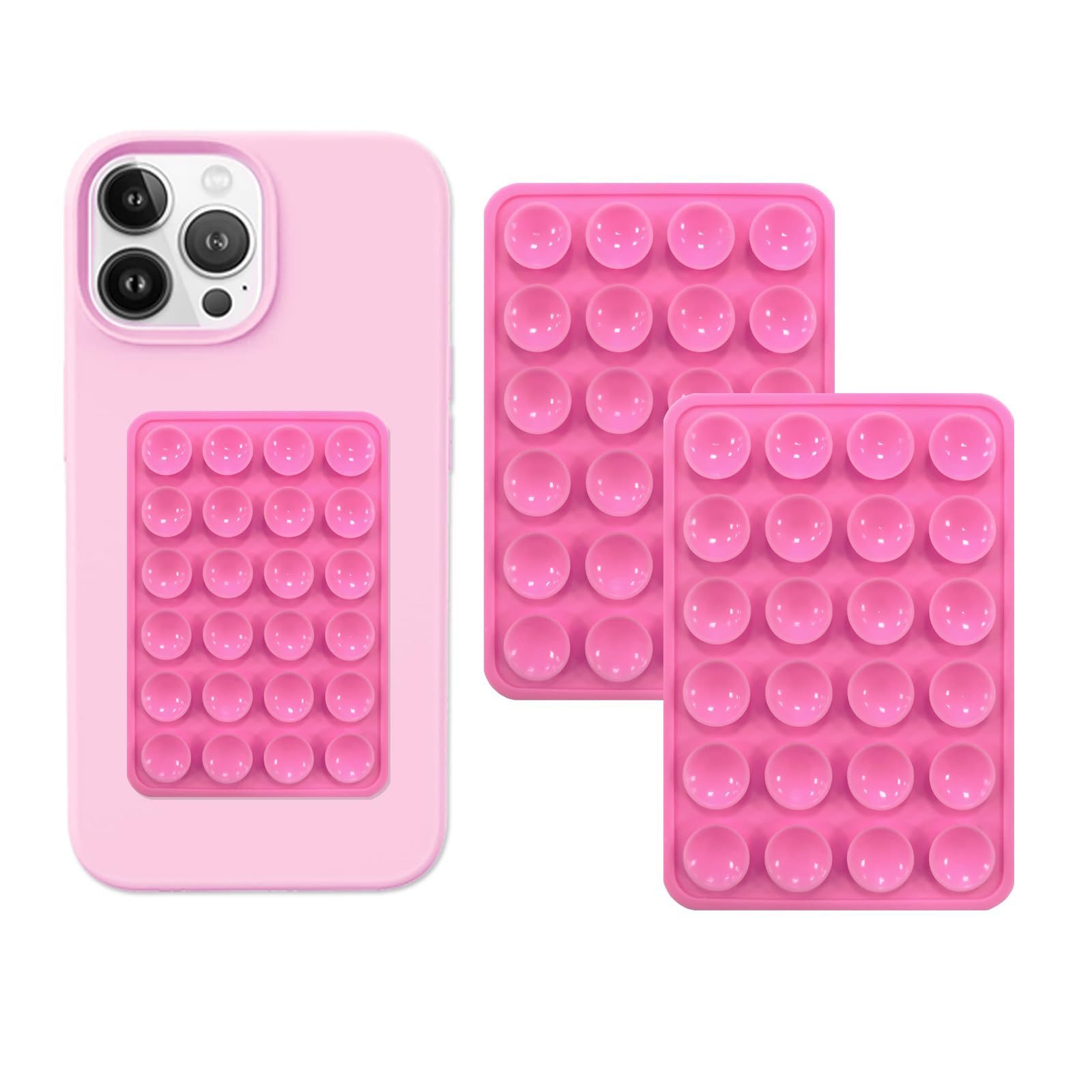 Sticky 2024 Grippy Suction Phone Case Phone Accessory Suction Adhesive Silicone Suction Cup Pads Mobile Phones for iPhone