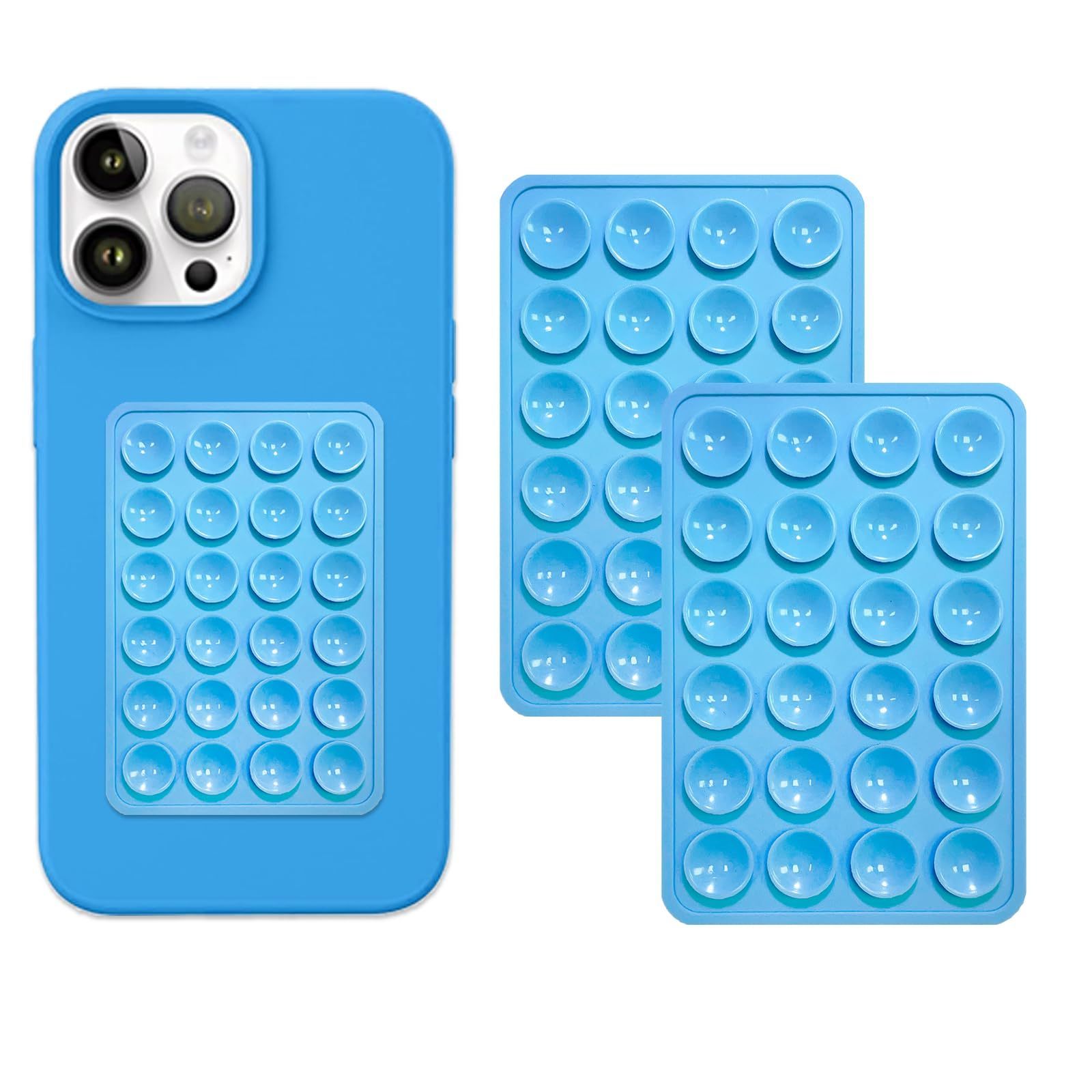 Sticky 2024 Grippy Suction Phone Case Phone Accessory Suction Adhesive Silicone Suction Cup Pads Mobile Phones for iPhone