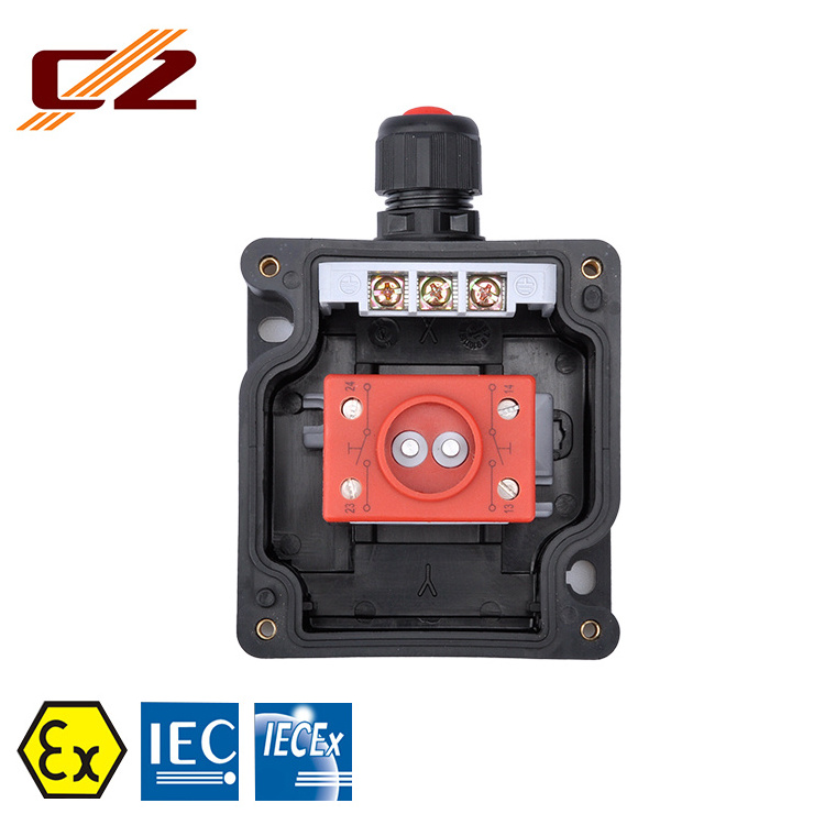 Certified IP66 Explosion-proof push button Illuminated Switch