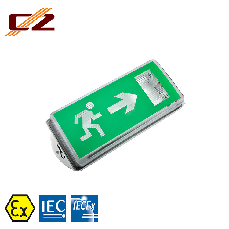 ATEX and IECEx Certified Full Plastic Explosion-proof LED Emergency EXIT Light