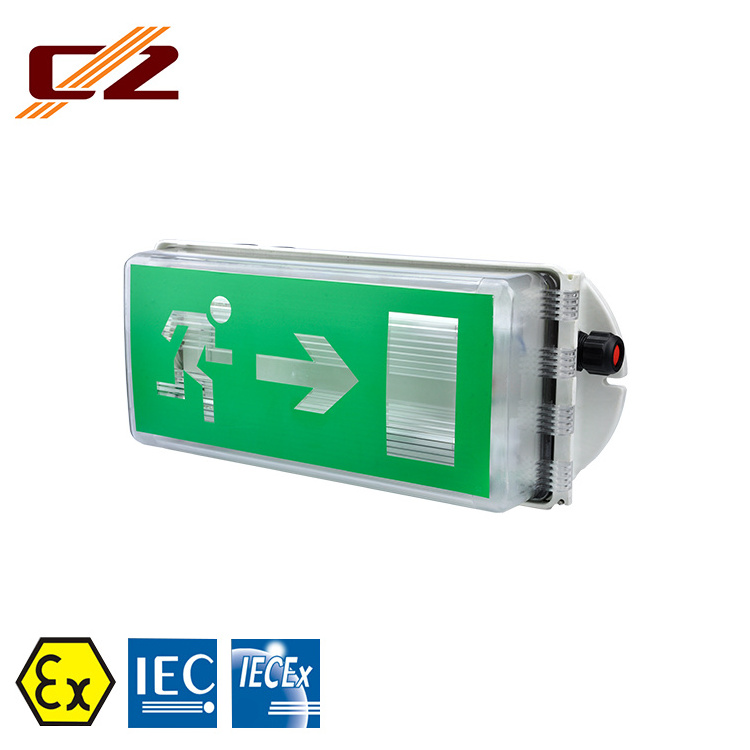 ATEX and IECEx Certified Full Plastic Explosion-proof LED Emergency EXIT Light