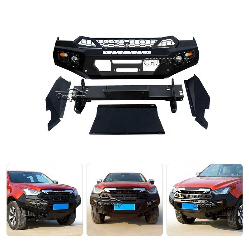 Custom Car Accessories Body Kit Front Rear Bumper for toyota hilux 2021 diesel pickup 4x4 front bumper