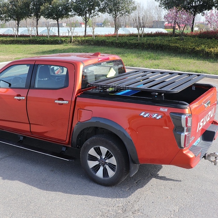 Pickup Aluminum Flat Roof Racks Platform cab Roof Racks Hilux Roll Bar for toyota fj cruiser