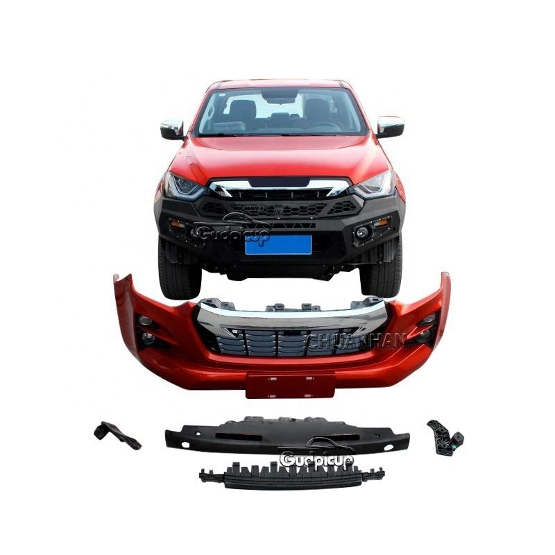 Custom Car Accessories Body Kit Front Rear Bumper for toyota hilux 2021 diesel pickup 4x4 front bumper