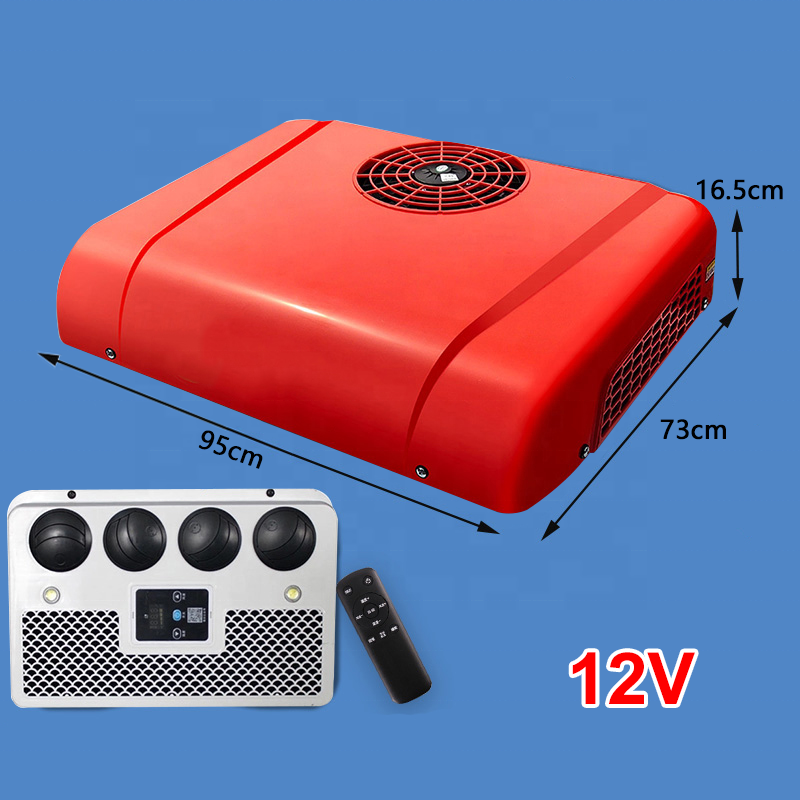 Cars Roof Universal 12 Volt 24V Dc Mini Rooftop Rv Air Conditioner For 12V Rv Truck Cabin Top Other Air Conditioning Systems