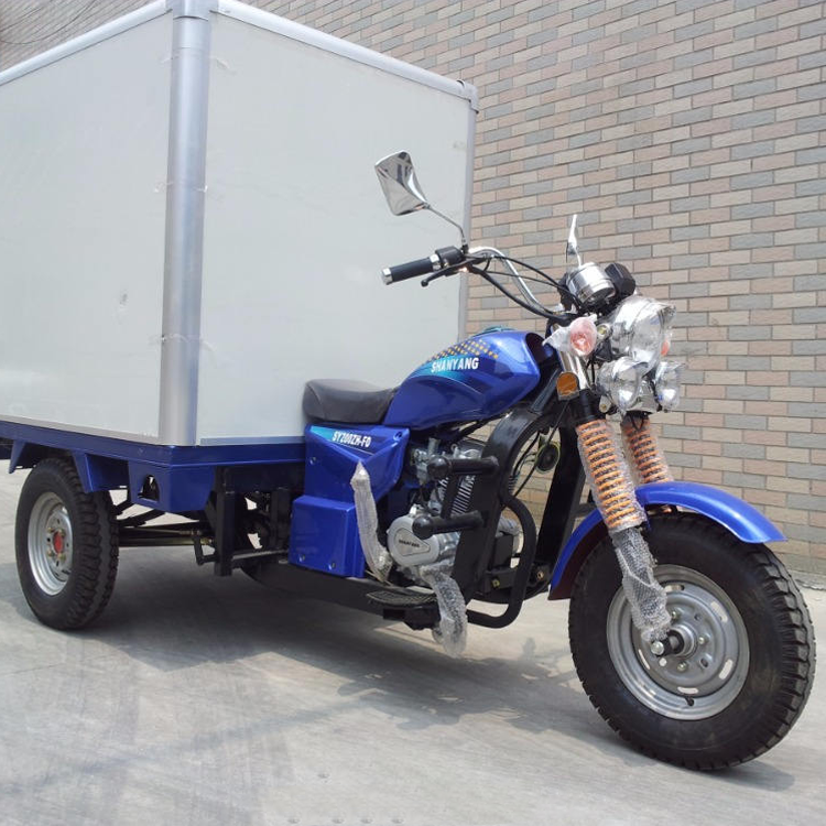 Hot Selling Frozen Cabin Three Wheel Motorcycle /ice Cream Delivery Refrigerator Tricycle Price