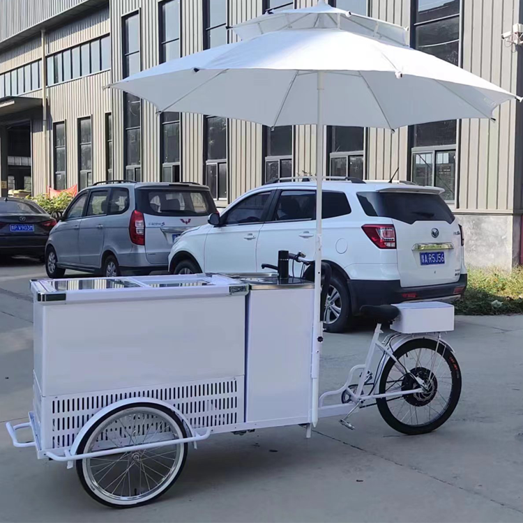 Coolpoint Ice Cream Bicycle Vending With 156l Solar Freezer