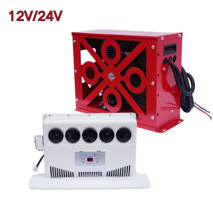 12v Mini Split RV Truck Air Conditioner For Bus RV Caravan Heavy Trucks Commercial Vehicles Trailers