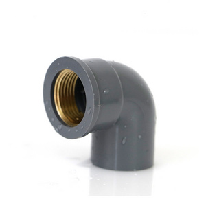 Copper Threaded Plastic CPVC 90 Degree Elbow DN15 DN20 DN25 Reduce Female Thread PVC Elbow Fittings