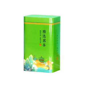 Biluochun Tea Can, Black Tea Horse Mouth Iron Box, High Grade Portable Sealed Can