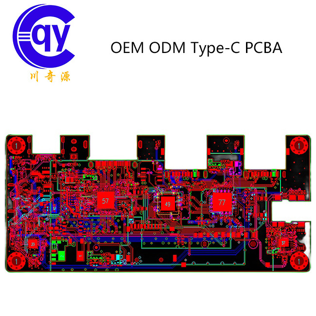 Factory direct sales OEM@ODM PCBA USB Four   Hub adapter expansion dock Circuit board