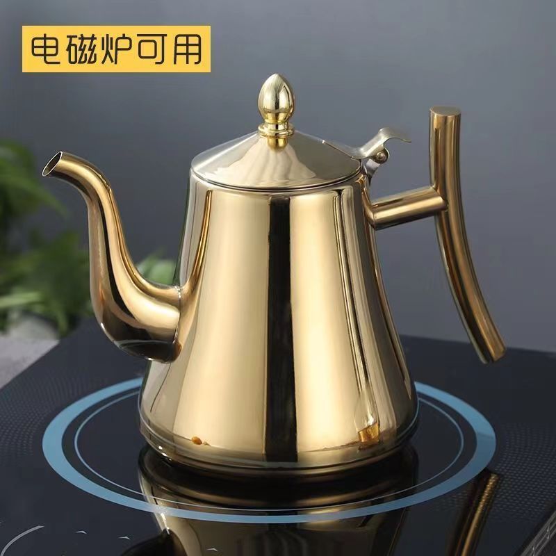 stainless steel teapot for camping out and party with friend portable tea kettle good sell high quality and low price