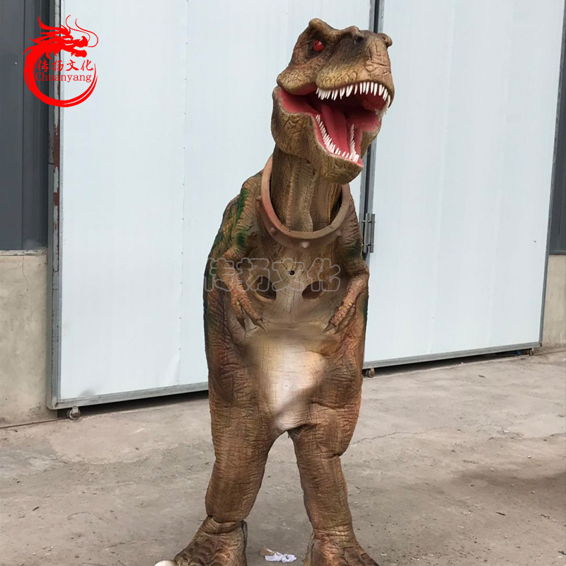 Amusement park products adult realistic dinosaur costume hidden legs dinosaur show costume show costume