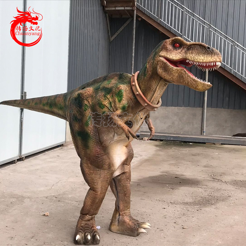 Amusement park products adult realistic dinosaur costume hidden legs dinosaur show costume show costume