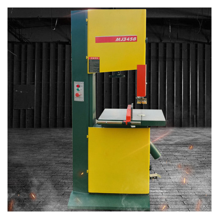 Manufacturer custom woodworking wood cutting vertical band saw machine