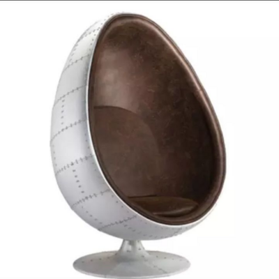 modern fiberglass pod amod speaker relax leather swivel aviation spitfire Stereo fiberglass aluminium pod chair