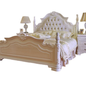 luxury European Antique bed king size royal french provincial bed