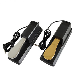 Factory Wholesale Sustain Pedal Foot Damper with Piano Style Action for Midi Keyboard Synthesizer Electronic Piano and Organ