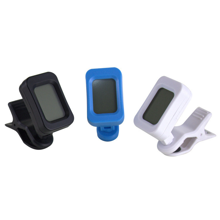 hot selling Mini LCD digital OEM guitar Tuner clip on Tuner chromatic for Acoustic Bass Ukulele & Violin