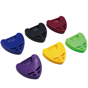 Cheap Price Colorful Heart Shaped Paddle Stick able Guitar Picks Box