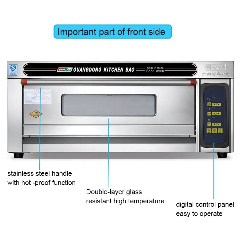 Industrial digital control cake baking  equipment turkish arabic electric bread oven for bakery