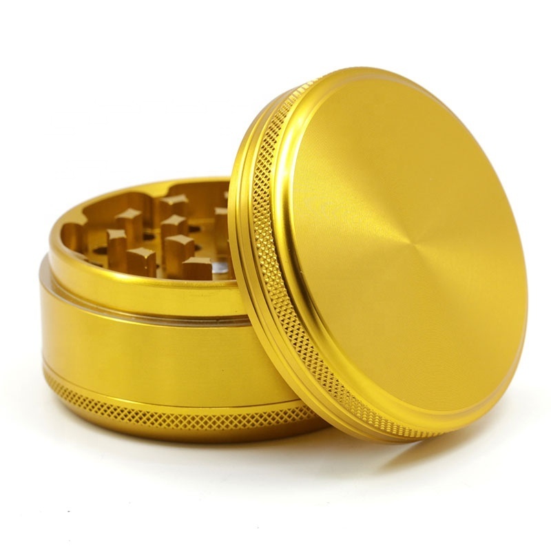 Hot Sale Tobacco Crusher Herb Grinder 4 Layer Aluminum Alloy 63MM  Herb Tobacco Grinder