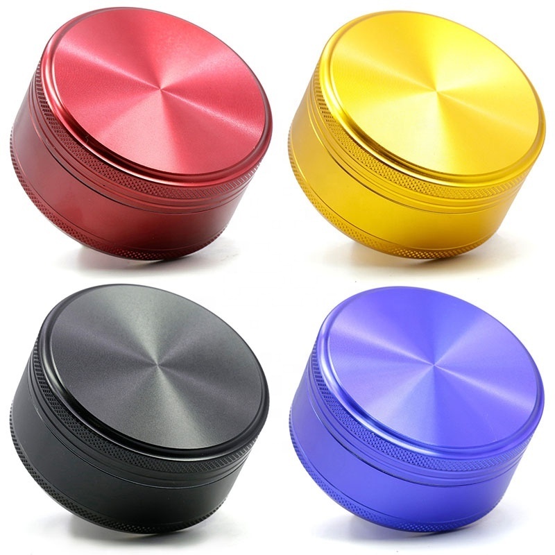 Hot Sale Tobacco Crusher Herb Grinder 4 Layer Aluminum Alloy 63MM  Herb Tobacco Grinder