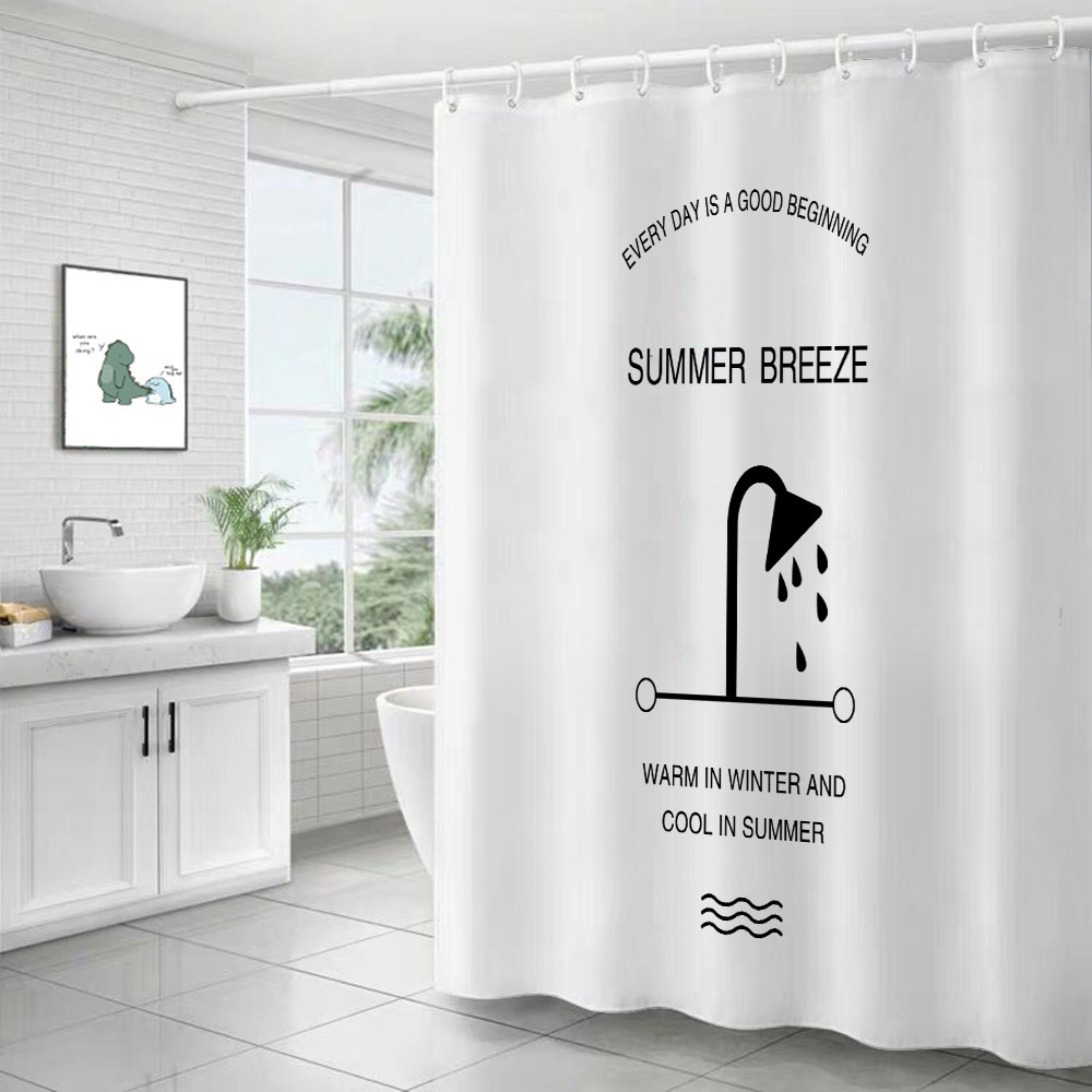 Hot Selling 3D Print Bathroom Curtain Shower Curtains Wholesale Unique Fabric Shower Curtain for Bathroom