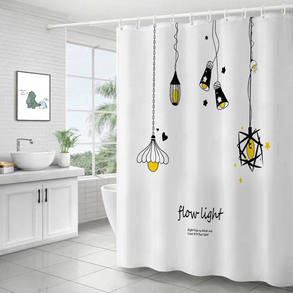 Hot Selling 3D Print Bathroom Curtain Shower Curtains Wholesale Unique Fabric Shower Curtain for Bathroom