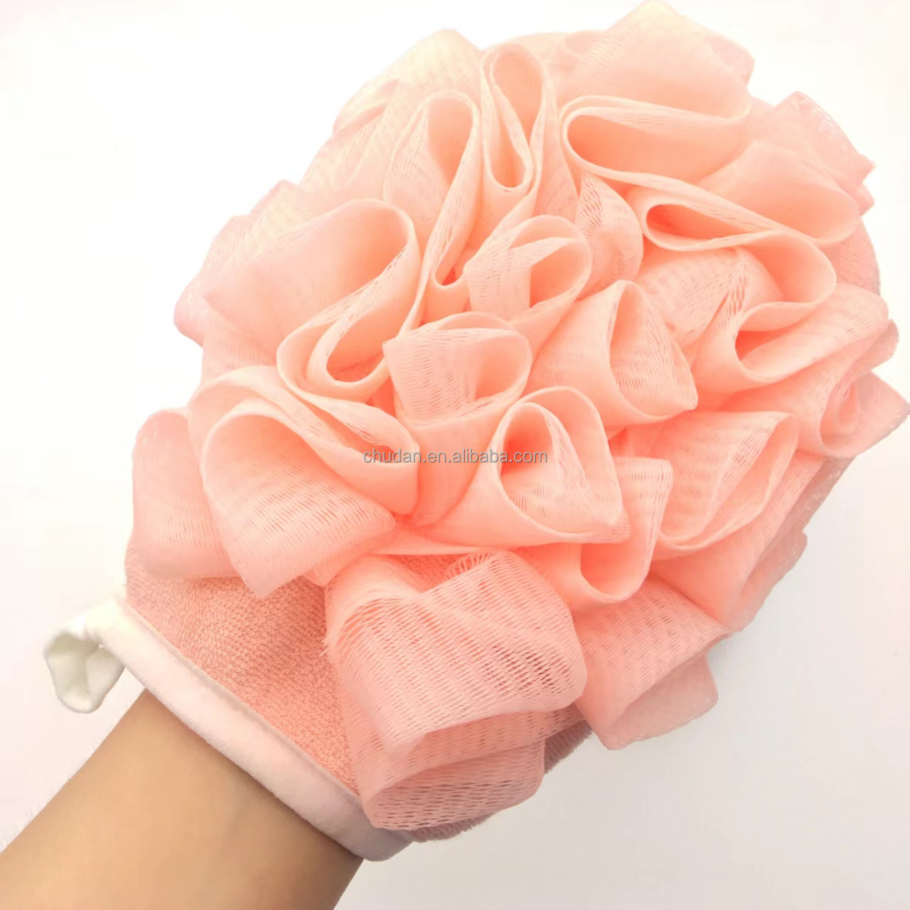 Eco-friendly Body Massage Sponge Double-sided Bath Towel Exfoliating Glove