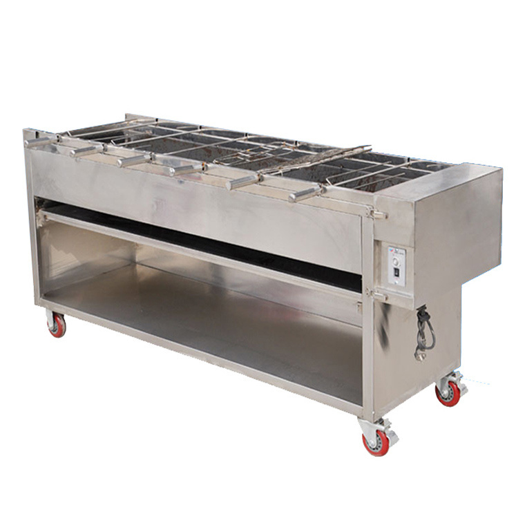 Commercial chicken grill machine  rotisserie large charcoal BBQ grill machine