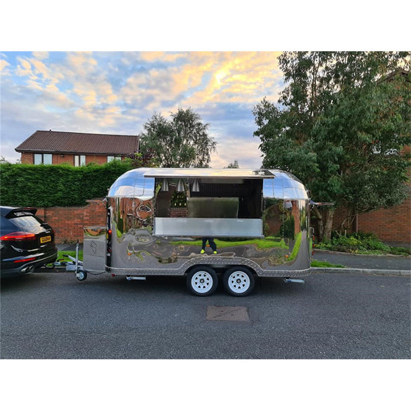 CDSJ Fast food trailers mobile restaurant fully loaded mobile food truck with kitchen equipment