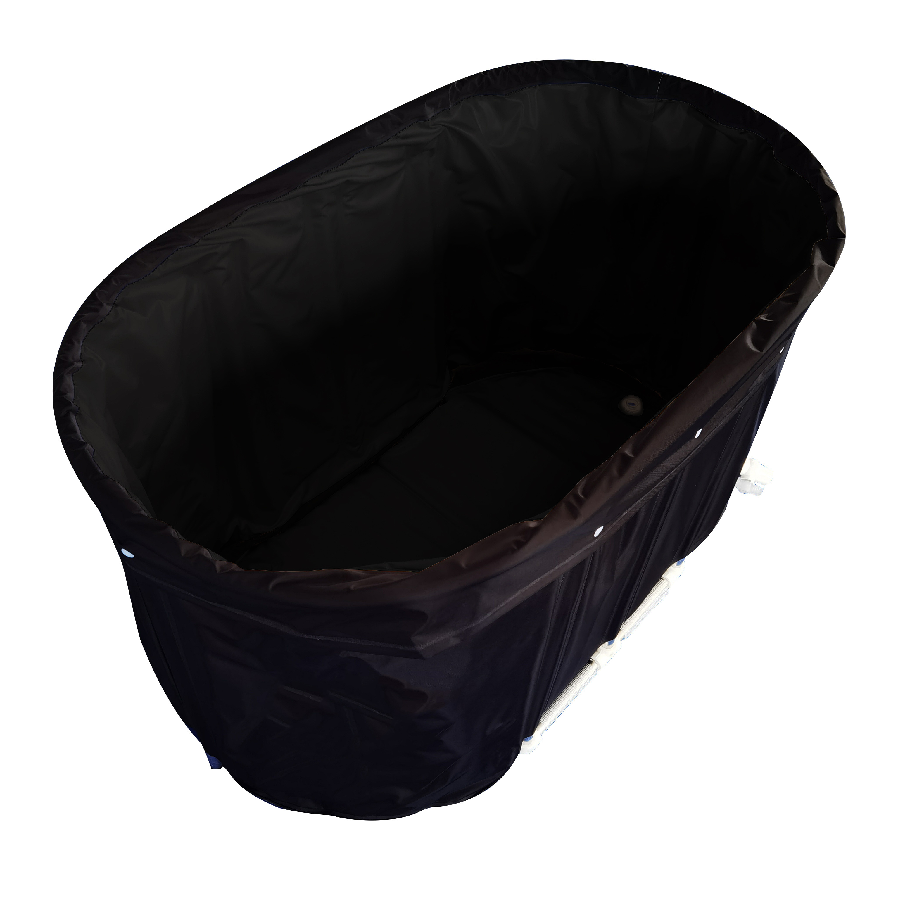 eco-friendly adult bathroom foldable portable bathtub save space hot black bath ice bath tub