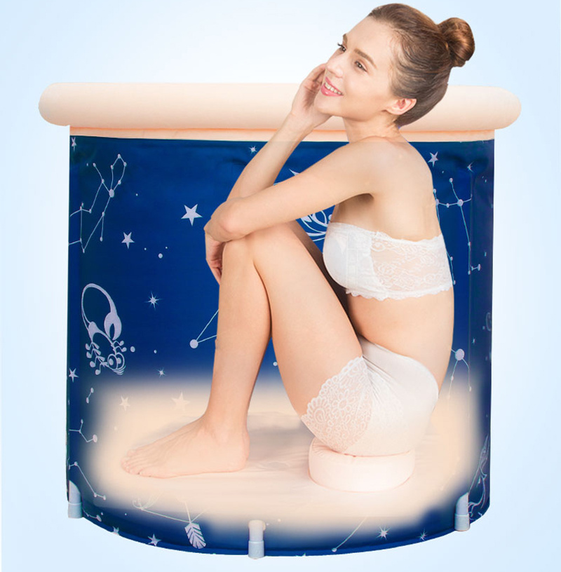 Cheap Round Foldable Adult PVC Bath tub Custom Size Bathtubs