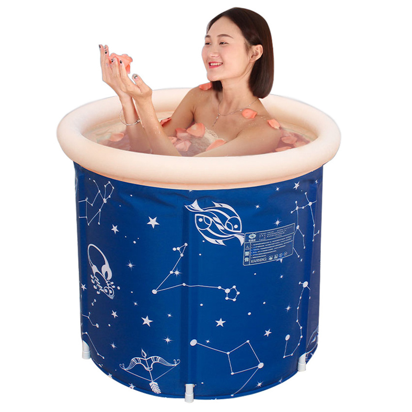 Cheap Round Foldable Adult PVC Bath tub Custom Size Bathtubs