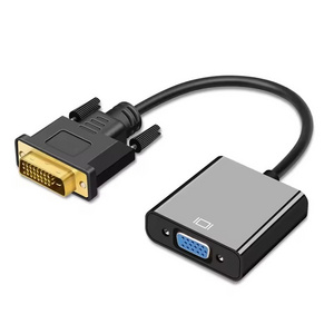 DVI to VGA 24+1 25 Pin VGA to DVI-D Male to Female Video Converter Connector DVI to VGA Cable Adapter Converter