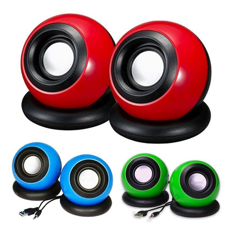 Computer speaker D08 magic ball laptop desktop speaker USB wired subwoofer speaker