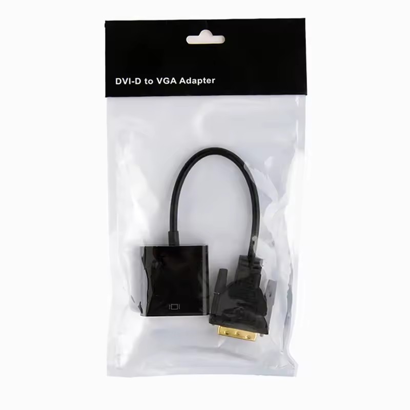 DVI to VGA 24+1 25 Pin VGA to DVI-D Male to Female Video Converter Connector DVI to VGA Cable Adapter Converter